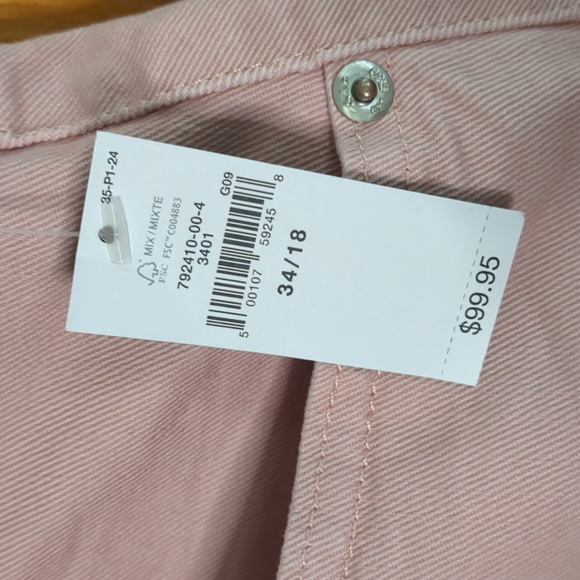 COPY - GAP* Loveshackfancy blush pink double ruffle mini two front pockets size… - Picture 6 of 9